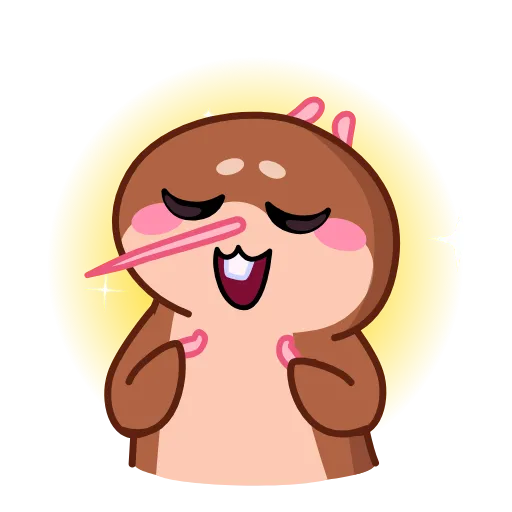🤩 Эмодзи «Хомяк» для Telegram