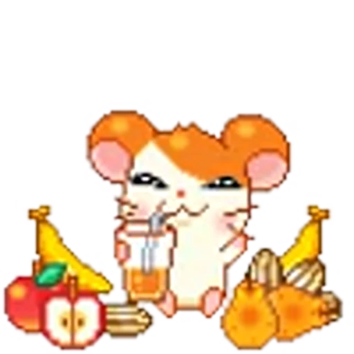 🥤 Эмодзи «Hamtaro Emoji» для Telegram