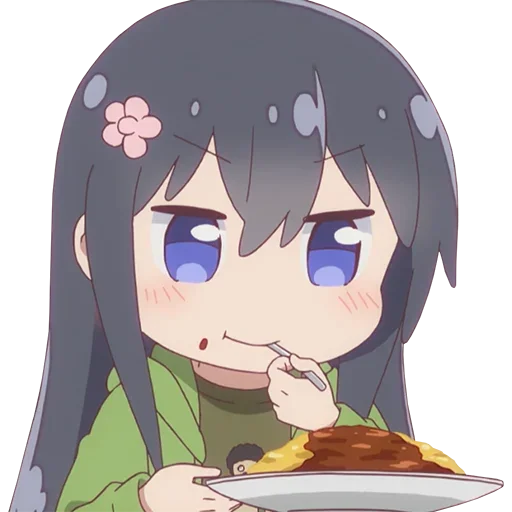 😋 Стикер «hana_shirosaki» для Telegram