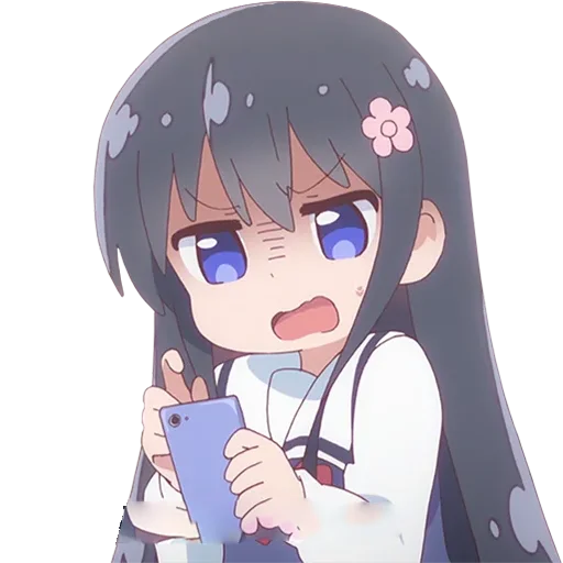 😨 Стикер «hana_shirosaki» для Telegram