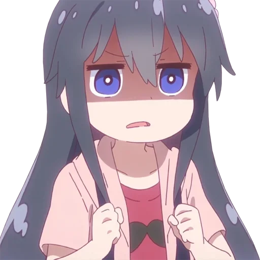 😰 Стикер «hana_shirosaki» для Telegram
