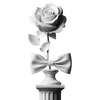 Стикер 36 𝐰𝐡𝐢𝐭𝐞 𝐫𝐢𝐛𝐛𝐨𝐧𝐬 𐙚