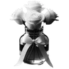 Стикер 12 𝐰𝐡𝐢𝐭𝐞 𝐫𝐢𝐛𝐛𝐨𝐧𝐬 𐙚
