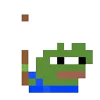 Стикер 9 🤼‍♀️ Pixel pepe
