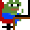 Стикер 6 🤼‍♀️ Pixel pepe