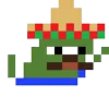 Стикер 8 🤼‍♀️ Pixel pepe