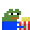 Стикер 15 🤼‍♀️ Pixel pepe