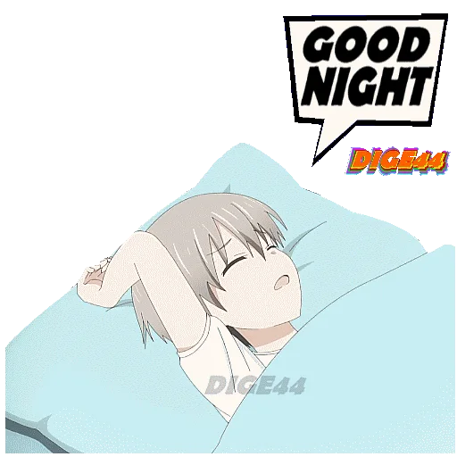 🛌 Стикер «HANA UZAKI CHAN WTHO» для Telegram