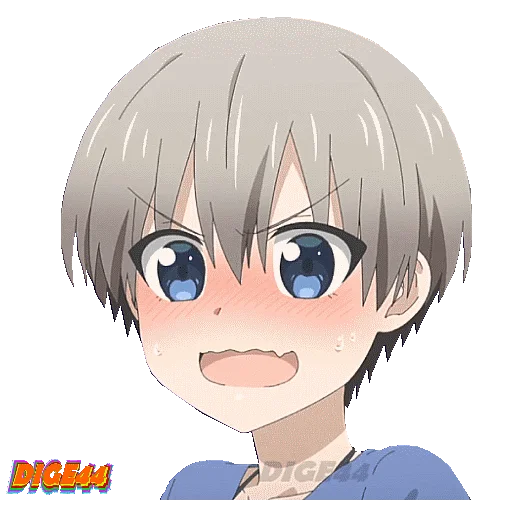 🫣 Стикер «HANA UZAKI CHAN WTHO» для Telegram
