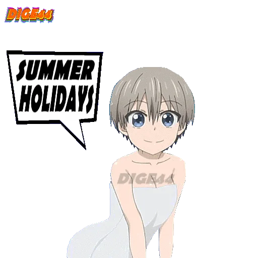 ⛱ Стикер «HANA UZAKI CHAN WTHO» для Telegram