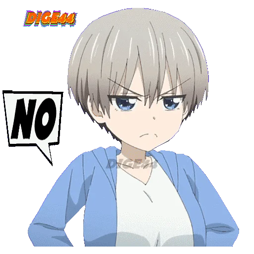 👎 Стикер «HANA UZAKI CHAN WTHO» для Telegram