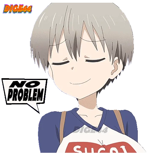 🤲 Стикер «HANA UZAKI CHAN WTHO» для Telegram