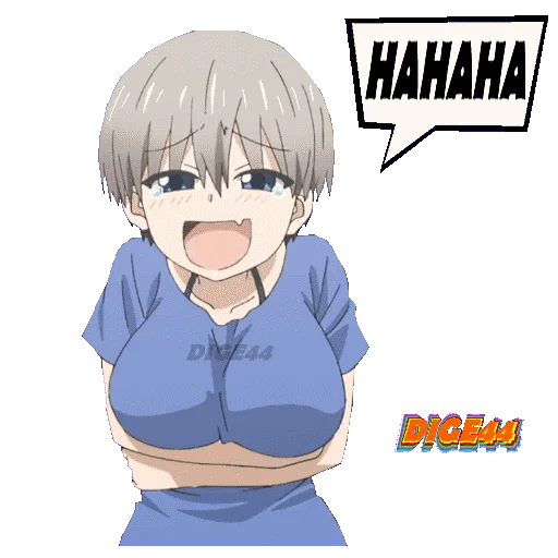 🤣 Стикер «HANA UZAKI CHAN WTHO» для Telegram