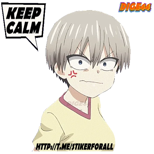 🙌 Стикер «HANA UZAKI CHAN WTHO» для Telegram