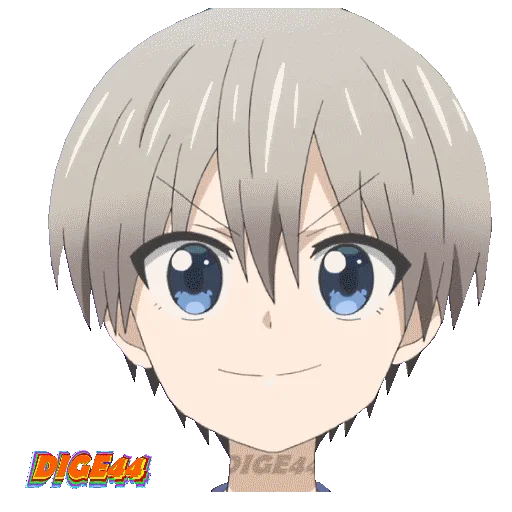 🙃 Стикер «HANA UZAKI CHAN WTHO» для Telegram