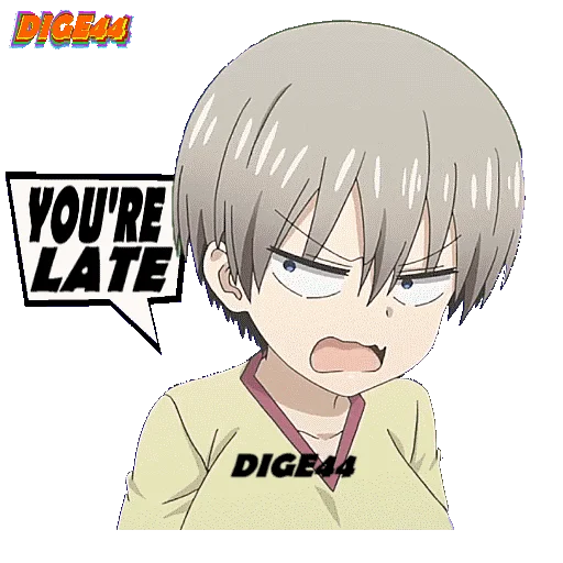 ⌚️ Стикер «HANA UZAKI CHAN WTHO» для Telegram