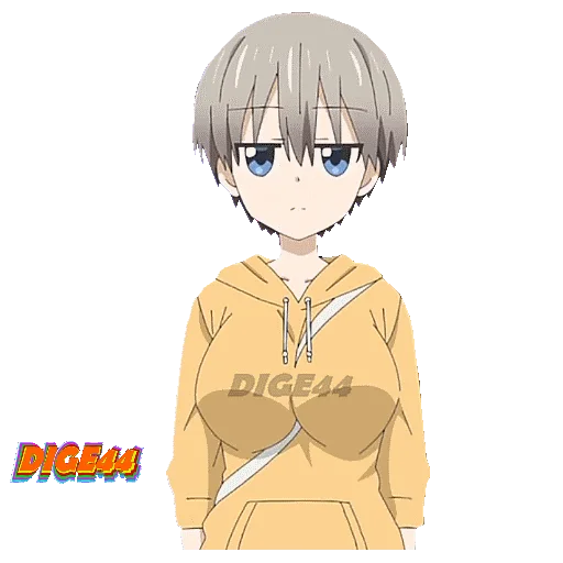 😶 Стикер «HANA UZAKI CHAN WTHO» для Telegram