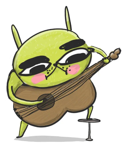 🎸 Стикер «hand bunny» для Telegram
