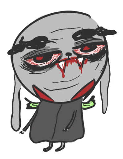 🎃 Стикер «hand bunny» для Telegram