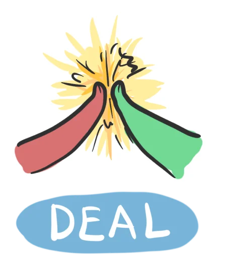🙌 Стикер «hand bunny» для Telegram