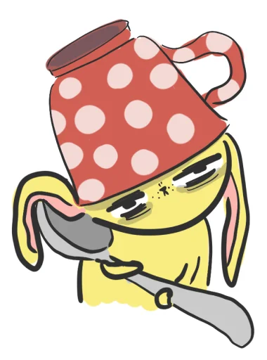 📞 Стикер «hand bunny» для Telegram