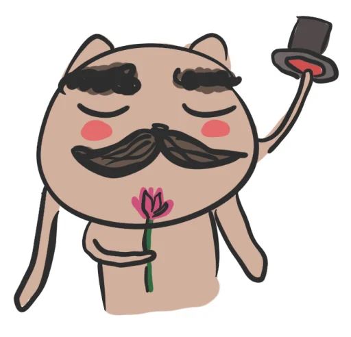 👍 Стикер «hand bunny» для Telegram