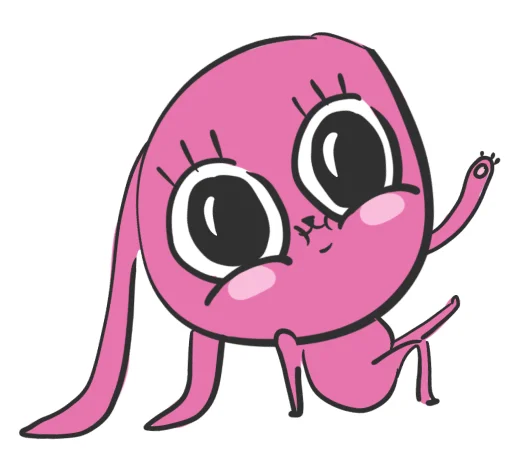 🙂 Стикер «hand bunny» для Telegram