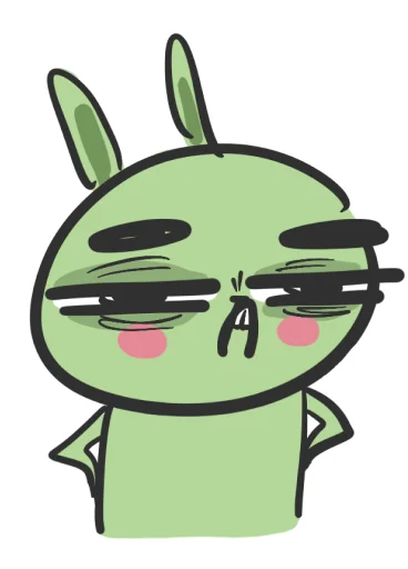 Стикерпак hand bunny для Telegram