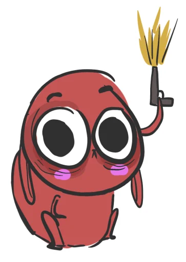 🤯 Стикер «hand bunny» для Telegram