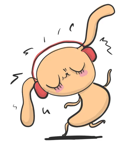 🎵 Стикер «hand bunny» для Telegram