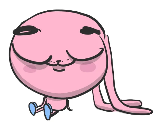 😊 Стикер «hand bunny» для Telegram