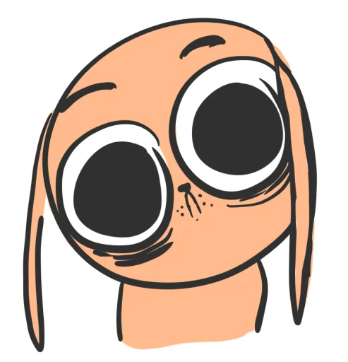 😳 Стикер «hand bunny» для Telegram