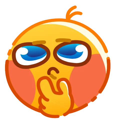 🤔 Стикер «Hand Drawn Emoji» для Telegram