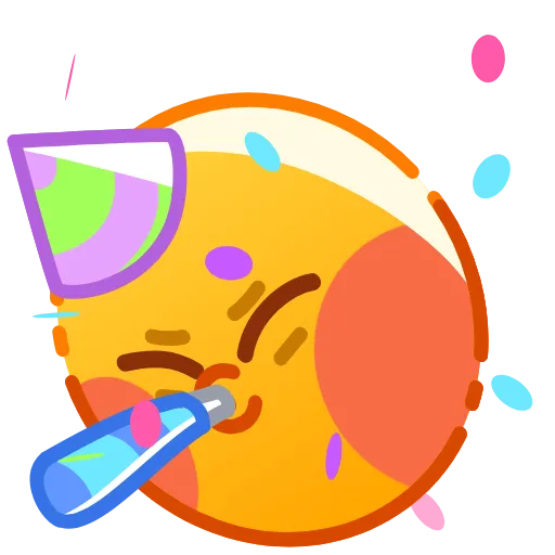 🥳 Стикер «Hand Drawn Emoji» для Telegram