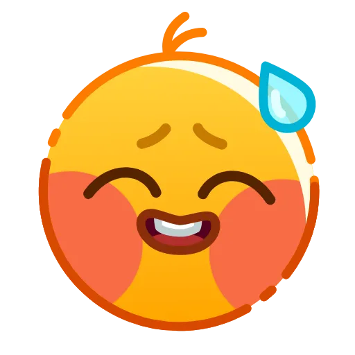 😅 Стикер «Hand Drawn Emoji» для Telegram