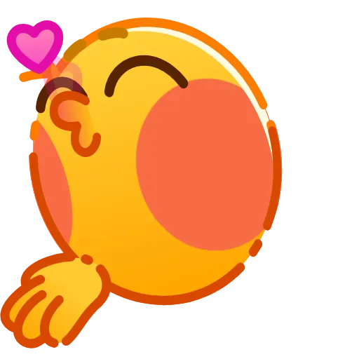 😘 Стикер «Hand Drawn Emoji» для Telegram