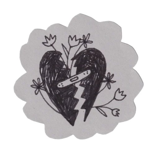 ❤️‍🩹 Стикер «handpoke» для Telegram