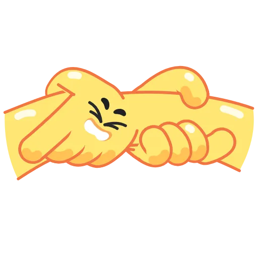 🤝 Стикер «Hands for Friends» для Telegram