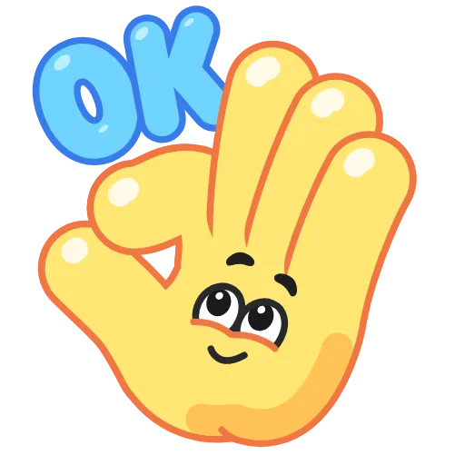 👌 Стикер «Hands for Friends» для Telegram