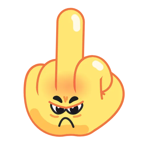🖕 Стикер «Hands for Friends» для Telegram