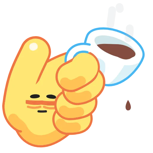 😪 Стикер «Hands for Friends» для Telegram