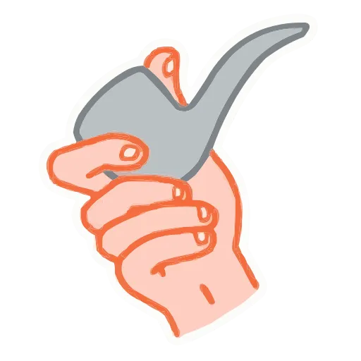 😶‍🌫️ Стикер «Hands» для Telegram