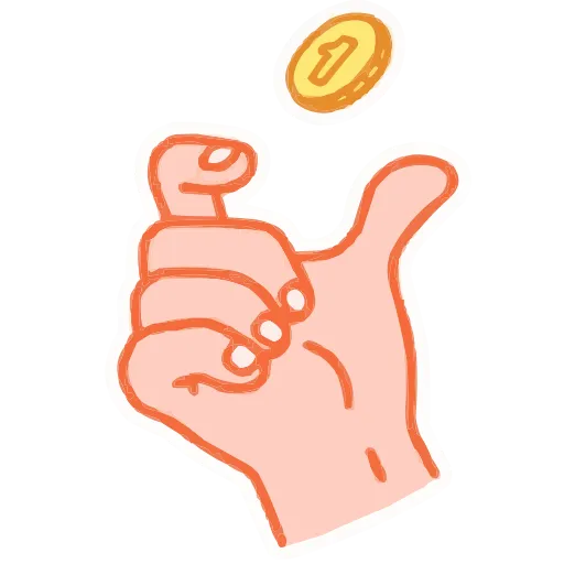 🪙 Стикер «Hands» для Telegram