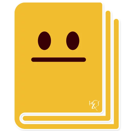 📔 Стикер «H&Sticker» для Telegram