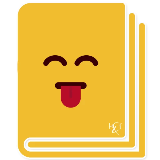 📔 Стикер «H&Sticker» для Telegram