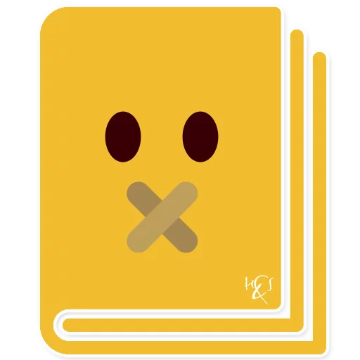 📔 Стикер «H&Sticker» для Telegram