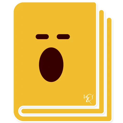 📔 Стикер «H&Sticker» для Telegram