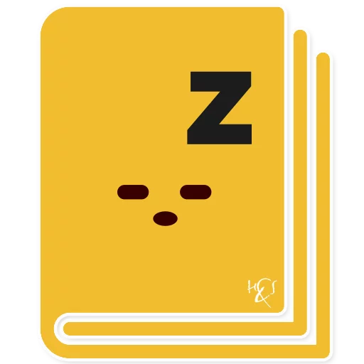 📔 Стикер «H&Sticker» для Telegram