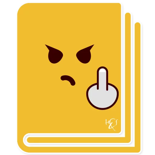 📔 Стикер «H&Sticker» для Telegram
