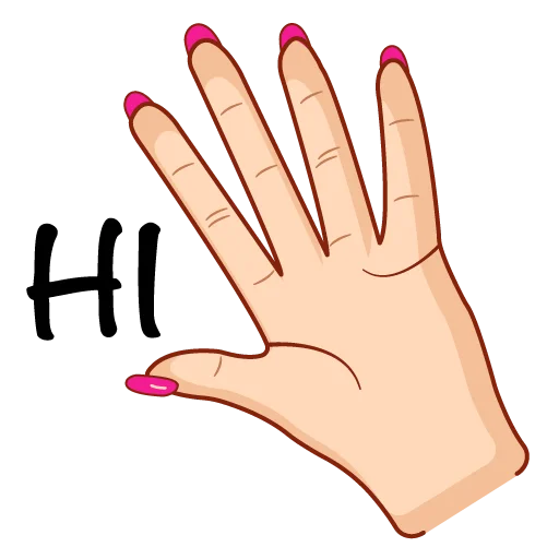 👋 Стикер «Hands Signs» для Telegram